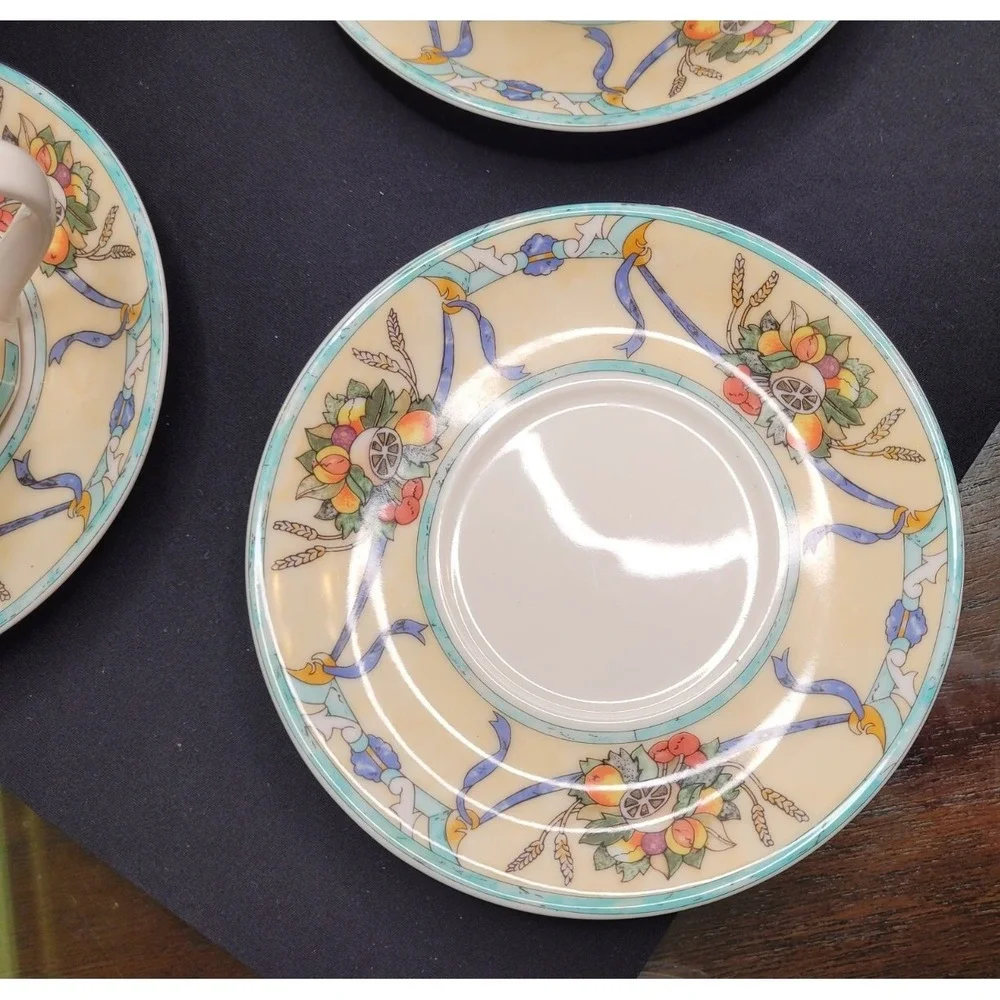 VILLEROY & BOCH Citta Campagna Castellina Cups & Saucers, Discontinued, Vintage